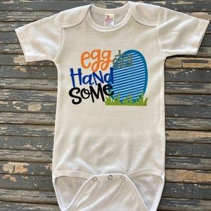 Eggstra Handsome Easter Onesie